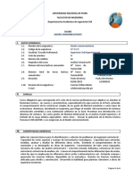 Universidad Nacional de Piura Facultad de Ingenieria Departamento Académico de Ingeniería Civil