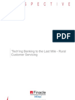 Tech'ing Banking To The Last Mile - Rural Customer Servicing