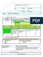 Sesión de Aprendizaje 12 de Mayo RELIGIÓN 2023