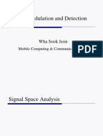 Digital Modulation and Detection: Wha Sook Jeon