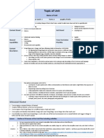 Revised Version Unit Plan Science 2022