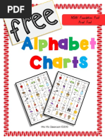 Alphabet Charts (Print Font)