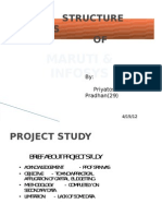 Capital Structure Analysis OF: Maruti & Infosys