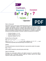 Polynomial-Basic Concepts