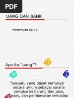 Uang Dan Bank: Pertemuan Ke-13