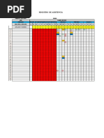 1° Registro de Asistencia Marzo-Abril-Mayo