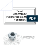 Temas 1, 2, 3, 4 y 5 de Psicopatología General UHU