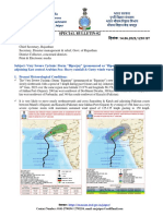 Special Bulletin 14.06.23 Cyclone Biparjoy Raj