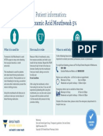 Tranexamic Acid Mouthwash