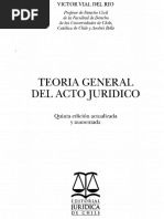 Clase 16 - (Victor Vial) Teoría General Del Acto Jurídico Pp37-46