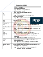  Conjunctions