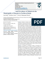 Climatic Rhythms and Prevalence of Malaria in The Municipality of Sinende in Northern Benin