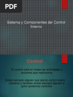 Sistema y Componentes Del Control Interno 27.11.2021