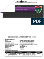 Sesion de Aprendizaje N°1 - Quinto Grado - Jum-26-11-2021