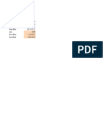 Excel Work 5 - Charts