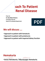 Approach To Patient With Renal Disease