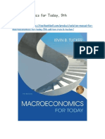 Solution Manual For Macroeconomics For Today 9th Edition Irvin B Tucker