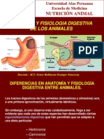 Nutricion Animal - Anatomia y Fisiologia Digestiva Veterinaria