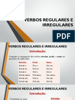 Verbos Regulares e Irregulares Eml Ib