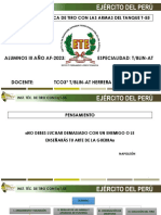 INST. TÉC. DE TIRO (MUNICIÓN) Alumnos ETE - Especialidad TBLIN-AT