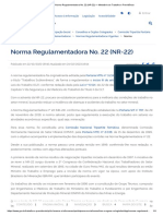 Norma Regulamentadora No. 22 (NR-22) - Ministério Do Trabalho e Previdência