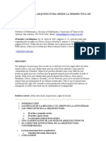 Las Leyes de La Arquitectura Desde La Perspectiva de Un Físico