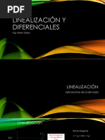 2.8 Linealización y Diferenciales