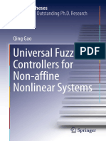 (Springer Theses) Qing Gao (Auth.) - Universal Fuzzy Controllers For Non-Affine Nonlinear Systems (2017, Springer Singapore)