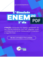 1° Simulado Enem 2023 - Prova de Redação