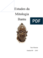 Estudos Da Mitologia Bantu: Tata Nkasute Marília/SP - 2005