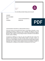 Entrevista de Operaciones Formales de Piaget