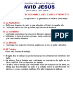 Organización Economica Del Tahuantinsuyo para Tercero de Primaria