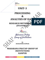 Research Methodology Unit - 3