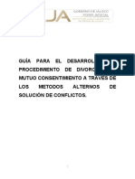 Gu A para Divorcio Por Mutuo A Traves de Los Masc