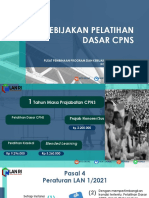 Kebijakan Pelatihan Dasar CPNS