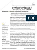 Pandemic Impacts On Athlete Competitive Anxiety and Its Relationship With Sex, Competitive Level and Emotional Self-Control: A Cohort Study Before and After COVID-19