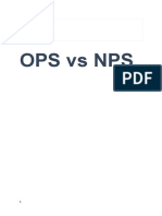 OPS Vs NPS