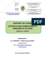 Support de Cours Certification Forestiere Et Traçabilite Du Bois