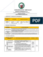 Sesion de Aprendizaje #01 - Mayo 2023