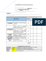 INSTRUMENTO DE Evaluacion Maquetas