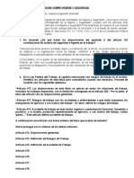 Análisis de La Legislación Sobre Higiene y Seguridad