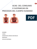 Consecuencias Del Consumo Excesivo de Sustancias en Procesos Del Cuerpo Humano