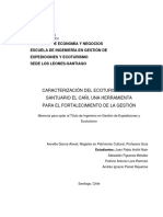 Caracterizacion Del Ecoturismo Memoria de Titulo