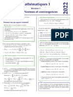 Resume Evn Norme Convergence MP 2023