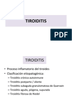 TIROIDES TEMA 5 Tiroiditis