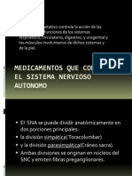 Medicamentos Que Controlan El Sistema Nervioso Autonomo