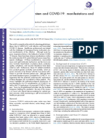 Cardiovascular System and COVID-19 - Manifestations and Therapeutics