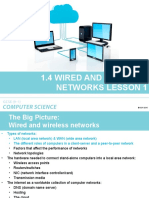 1.4 Wired and Wireless Networks Lesson 1