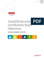 Security+ SY0-501 Exam Objectives