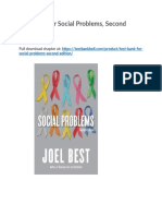 Test Bank For Social Problems Second Edition